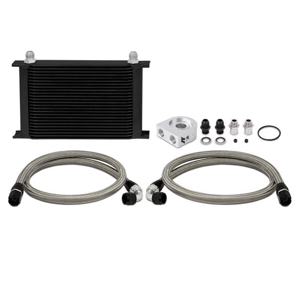 Mishimoto — Mishimoto Universal 19 Row Oil Cooler Kit - Black - view 9